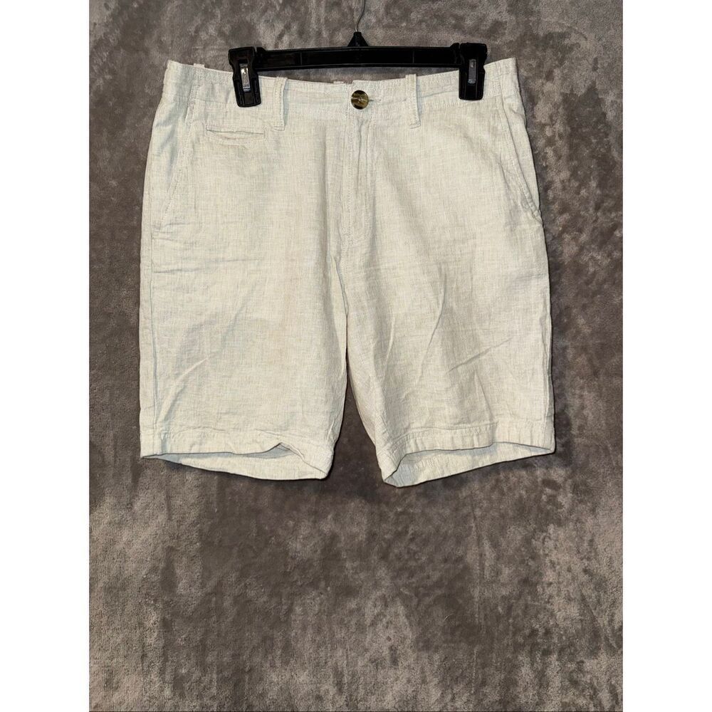 14th & Union Slim Fit Linen Blend Size 30 Shorts Coastal Academia #782
